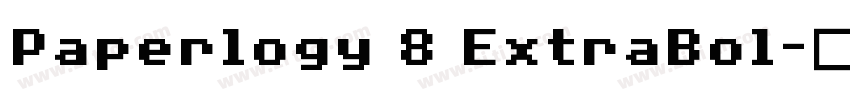 Paperlogy 8 ExtraBol字体转换